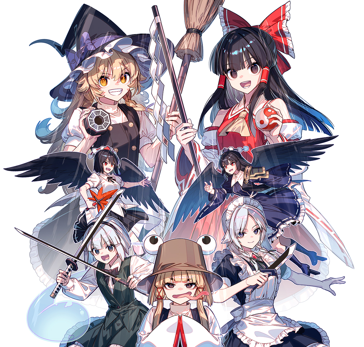 This is a pixiv picture whose title is 総集編だよ全員集合11.