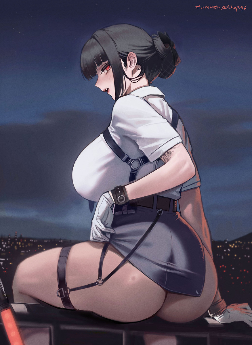 This is a pixiv picture whose title is D 시크릿 폴리스/ D secret police.