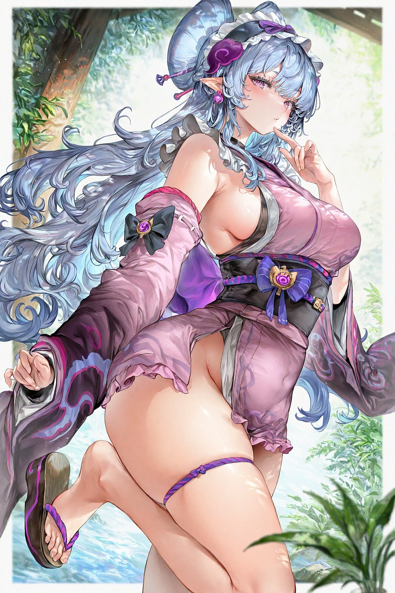 This is a pixiv picture whose title is 夢見月瑞希 💜.