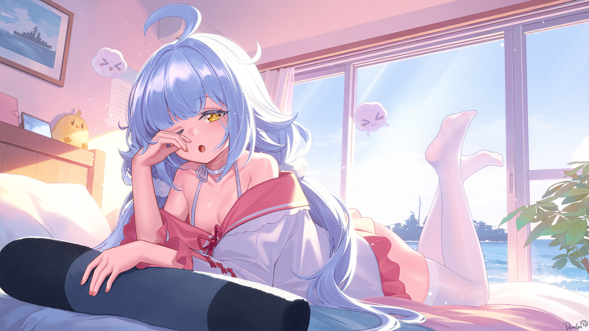 This is a pixiv picture whose title is ZZZ.