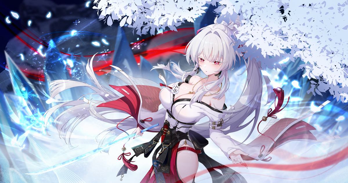 This is a pixiv picture whose title is 绯雪真美啊~~~.