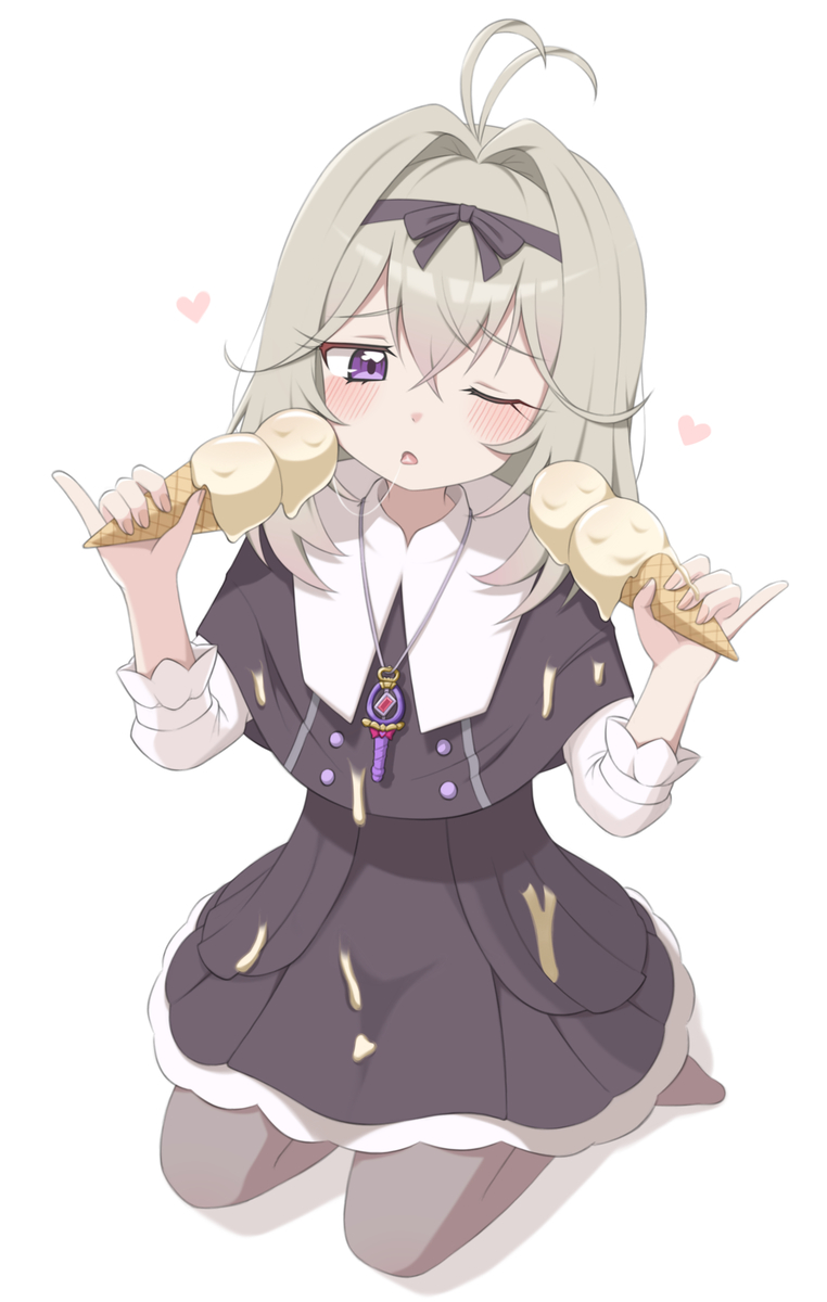 This is a pixiv picture whose title is 森亜るるか🍦.