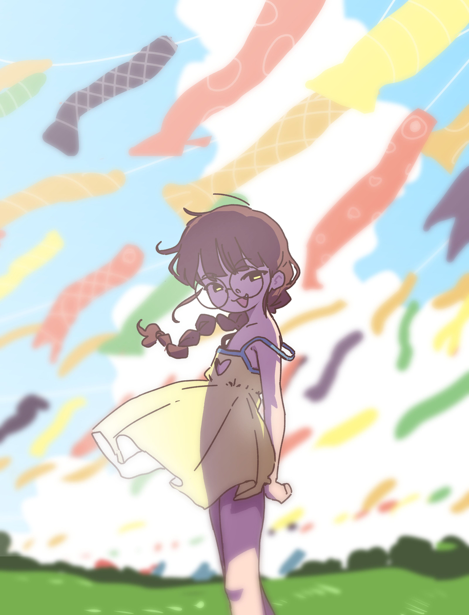 This is a pixiv picture whose title is こどもの日.