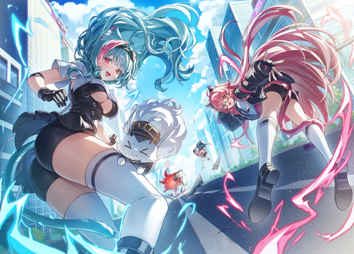 This is a pixiv picture whose title is Neverness to Everness.