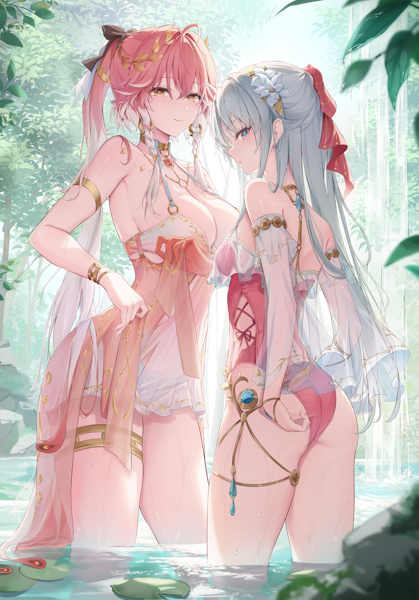 This is a pixiv picture whose title is changli&carlotta.