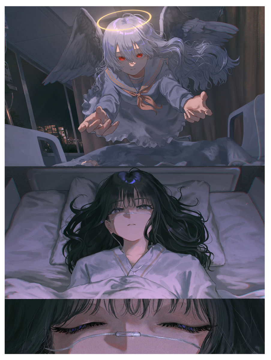This is a pixiv picture whose title is 命日.