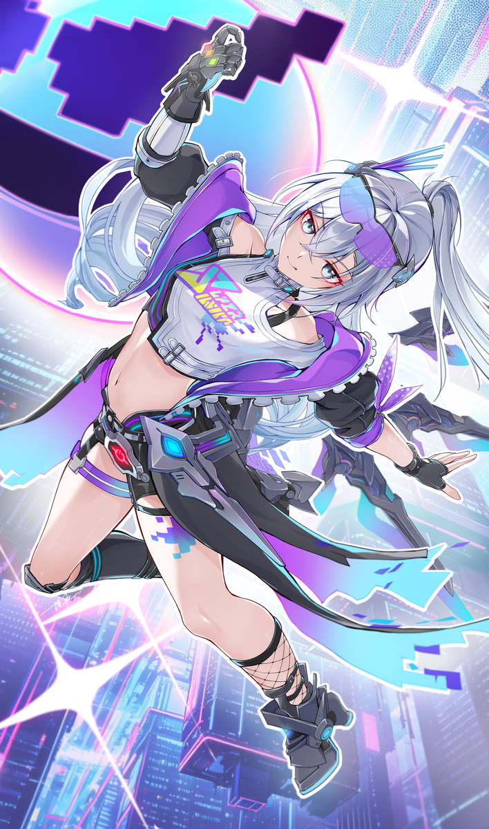 This is a pixiv picture whose title is 银狼LV999.