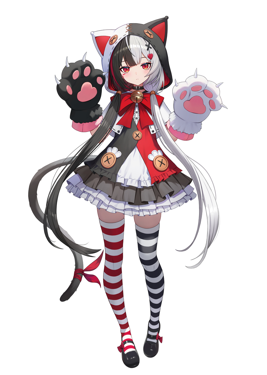 This is a pixiv picture whose title is 猫のフード レクイエム.
