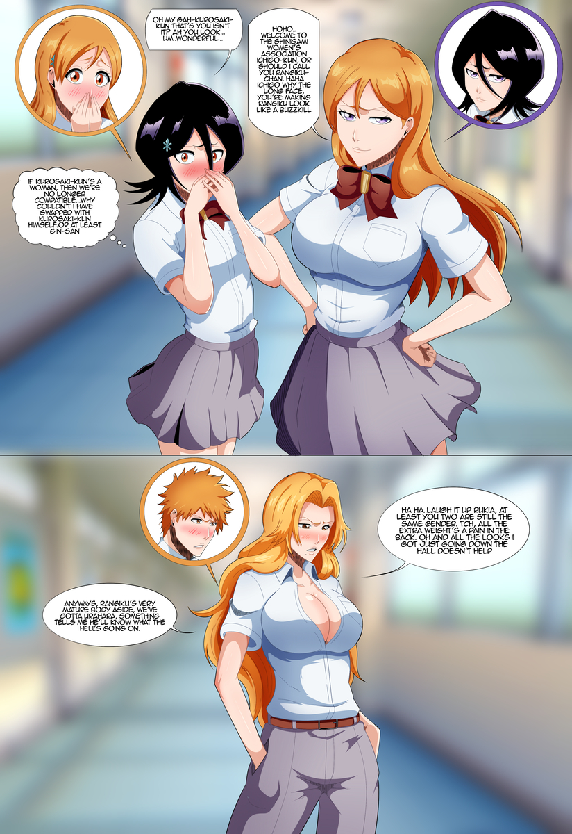This is a pixiv picture whose title is Karakura Shift (Mass Swap).