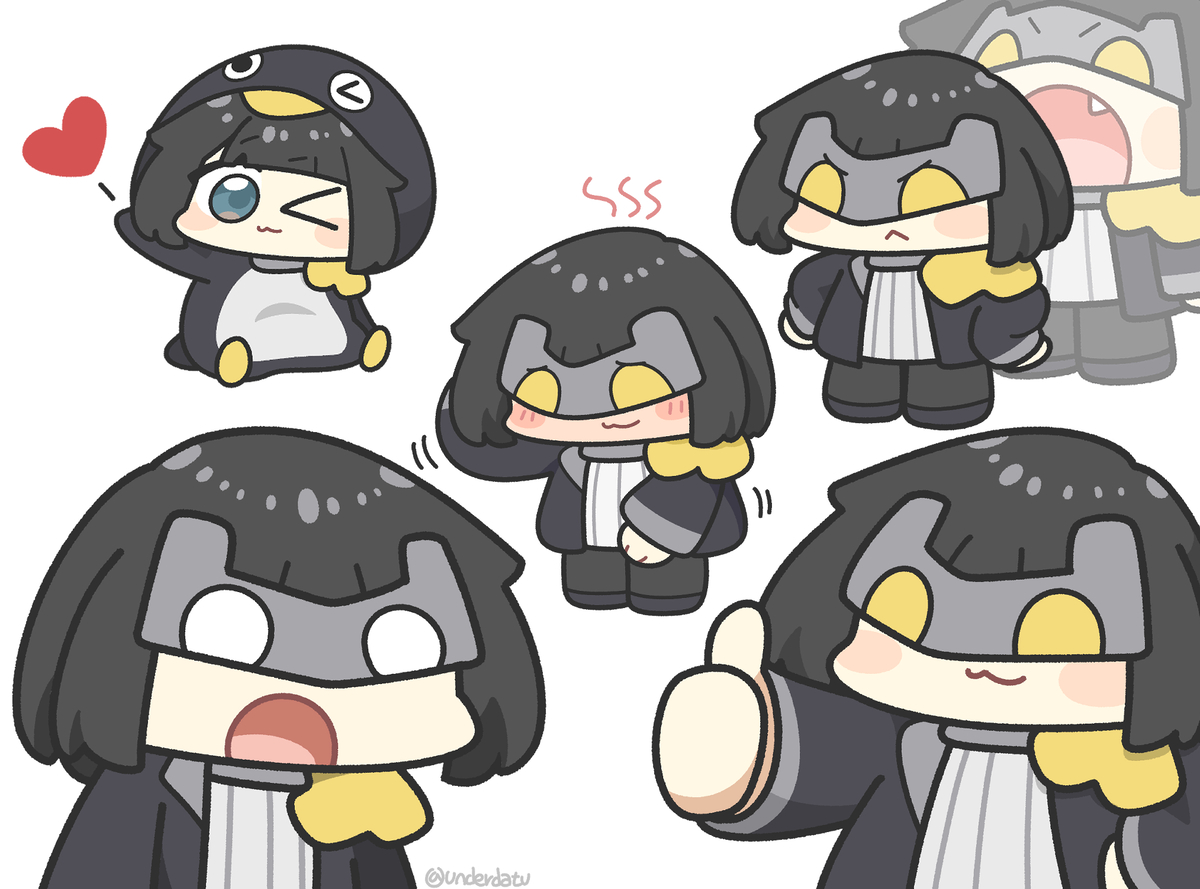 This is a pixiv picture whose title is 개쳐귀여운 뗑컨 모음집.