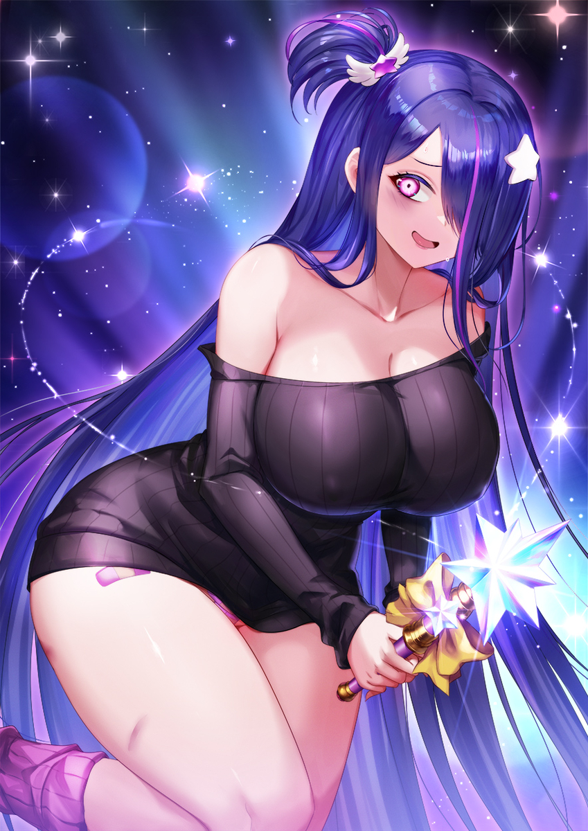 This is a pixiv picture whose title is Miracle⭐Violet.
