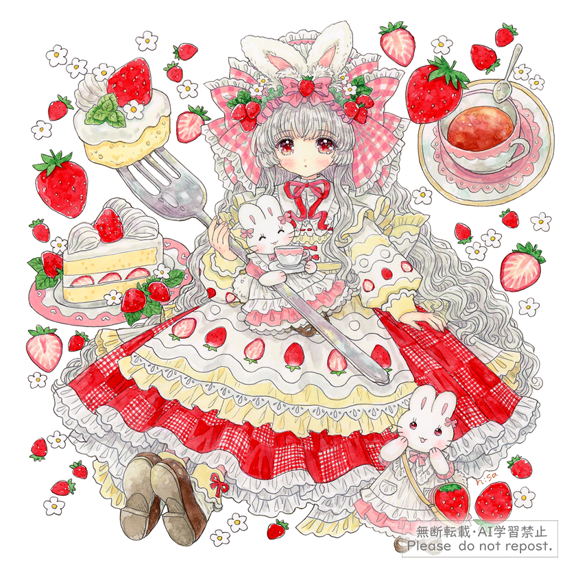 This is a pixiv picture whose title is Skeb納品作品.