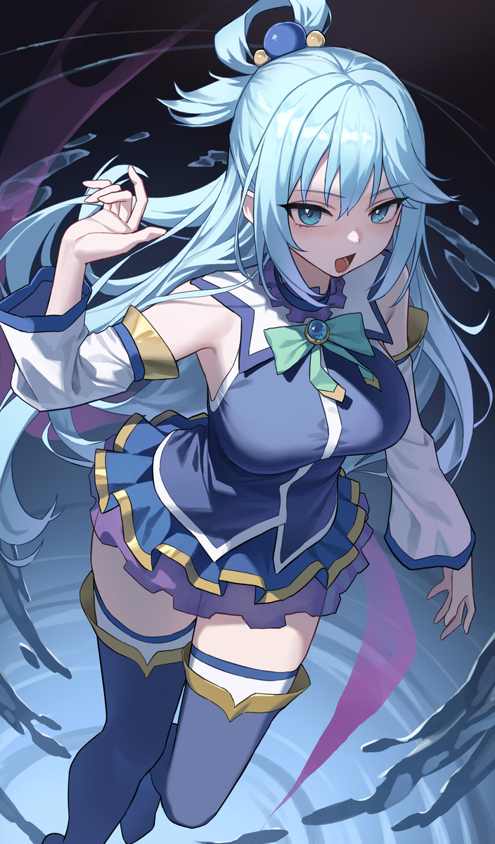 This is a pixiv picture whose title is 水.
