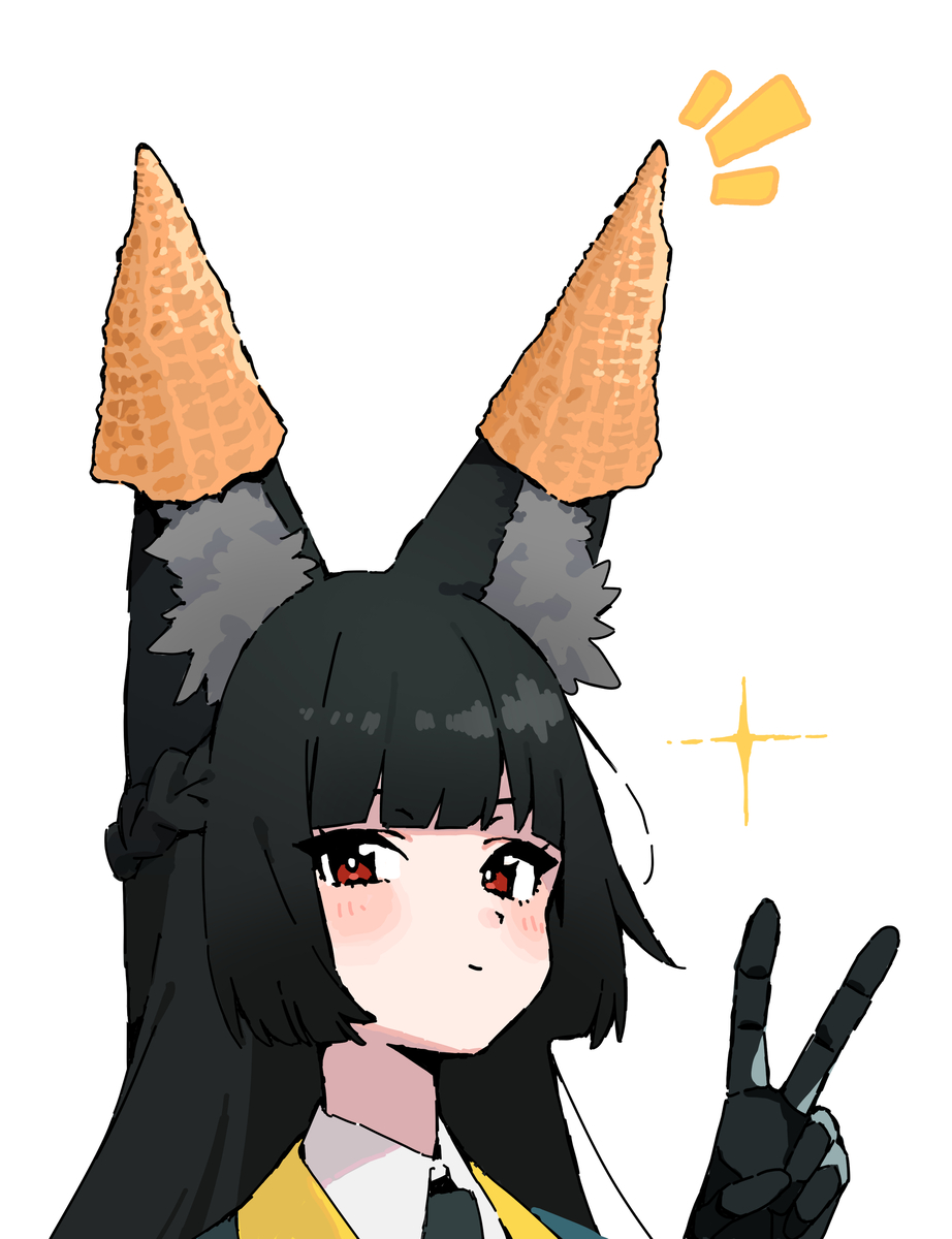 This is a pixiv picture whose title is クソデカ とんがりコーン.
