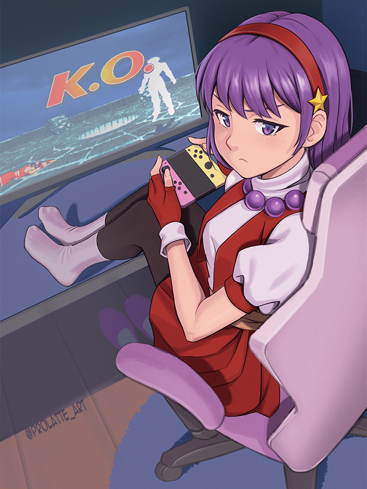This is a pixiv picture whose title is One night with Athena.