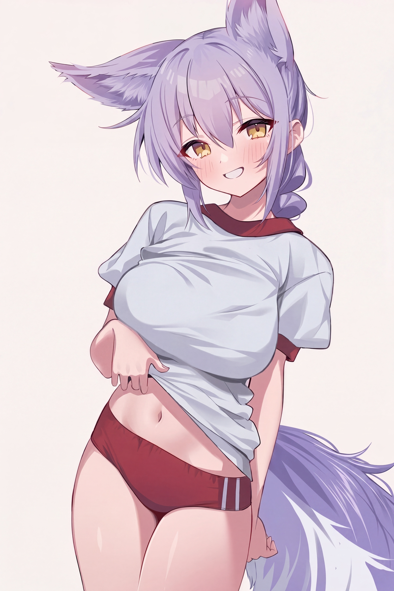 This is a pixiv picture whose title is 大尾巴狼.