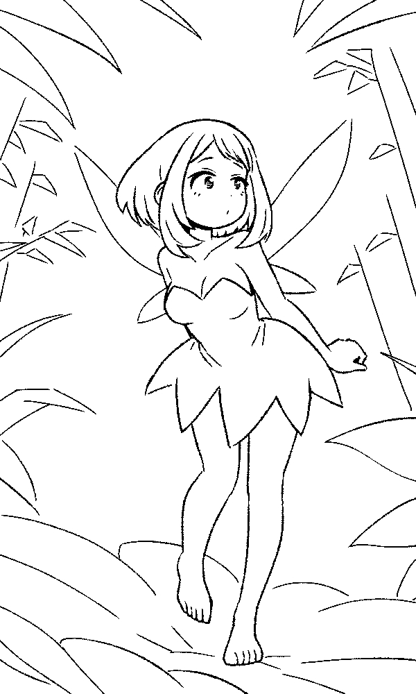 This is a pixiv picture whose title is Ochaco.
