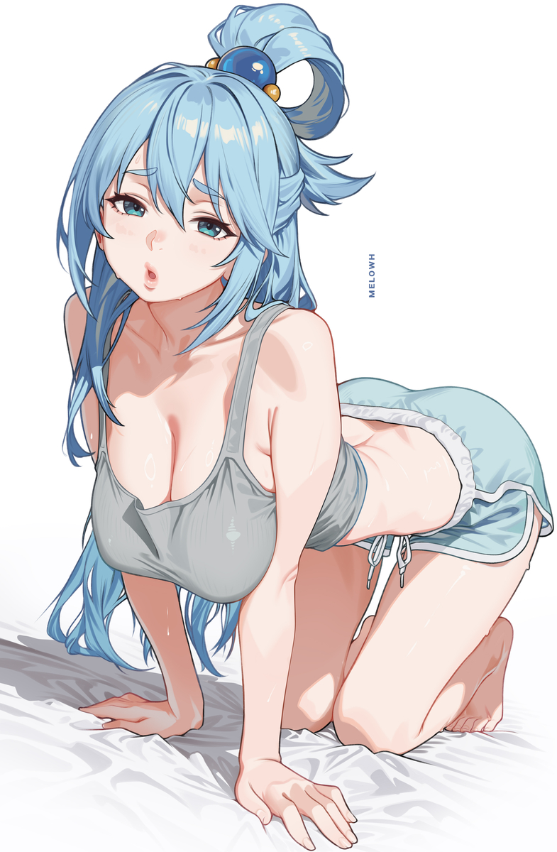 This is a pixiv picture whose title is Aqua.