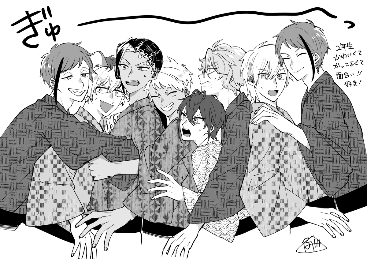This is a pixiv picture whose title is 2年温泉本通販始まりました！.