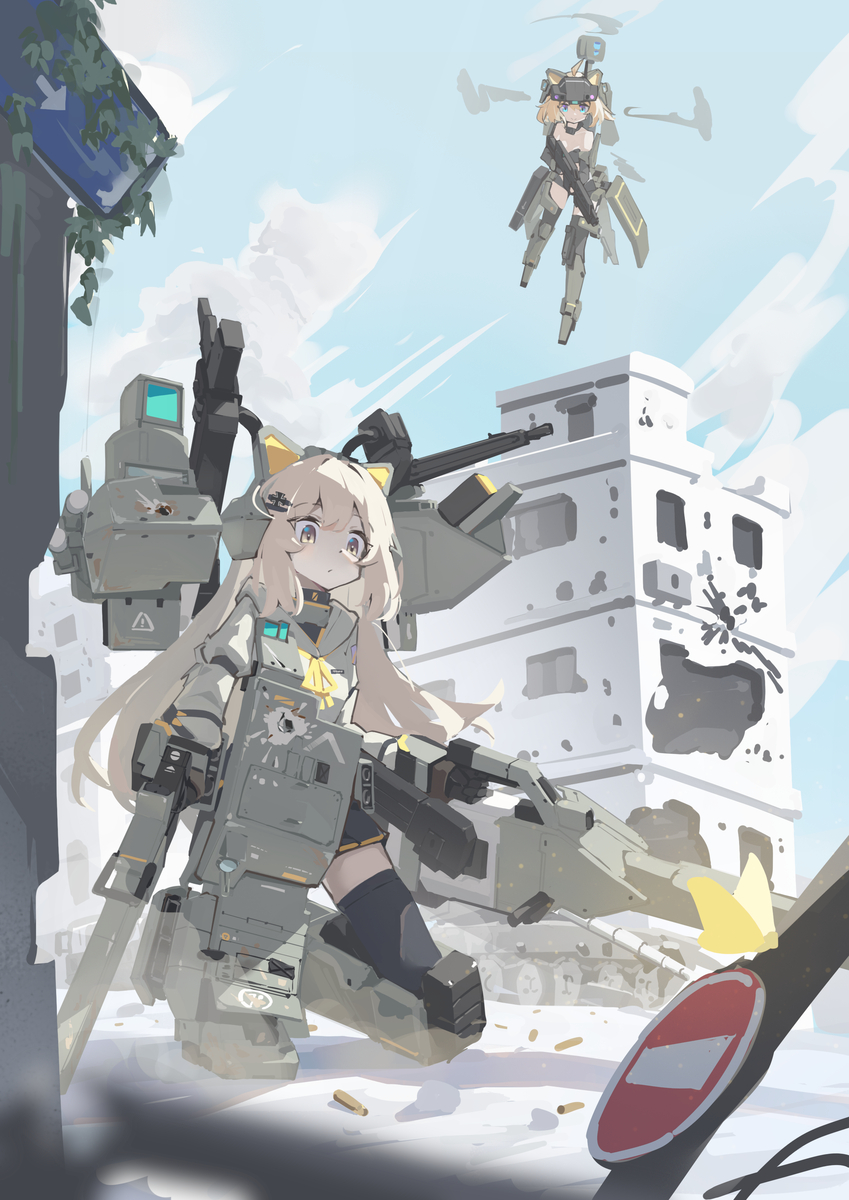 This is a pixiv picture whose title is Leopard II A VI（2001）2.0.