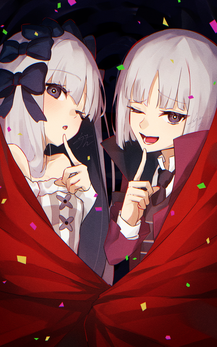 This is a pixiv picture whose title is 嘘だけどね！.