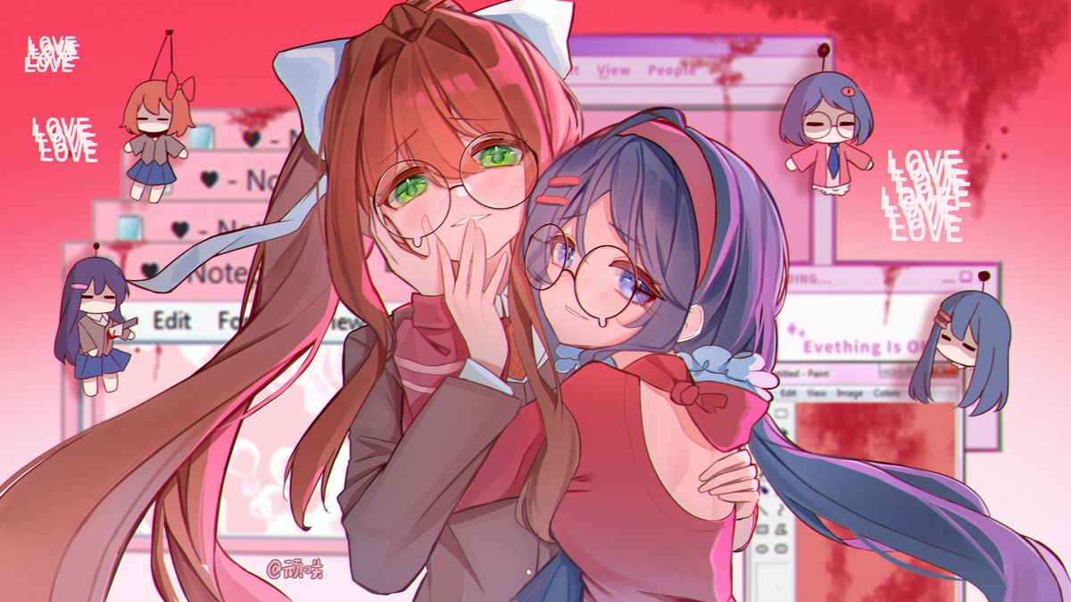This is a pixiv picture whose title is 26年了还有人喜欢赛博女鬼吗.