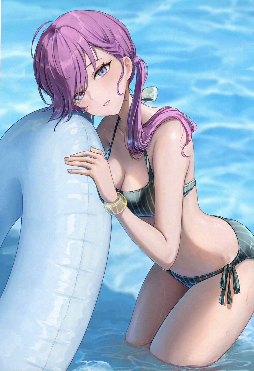 This is a pixiv picture whose title is 水着燐羽.