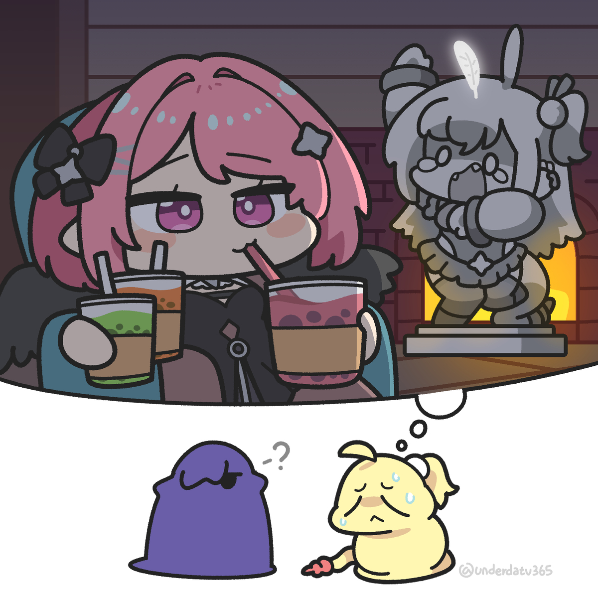 This is a pixiv picture whose title is 퇴색된 시시아.