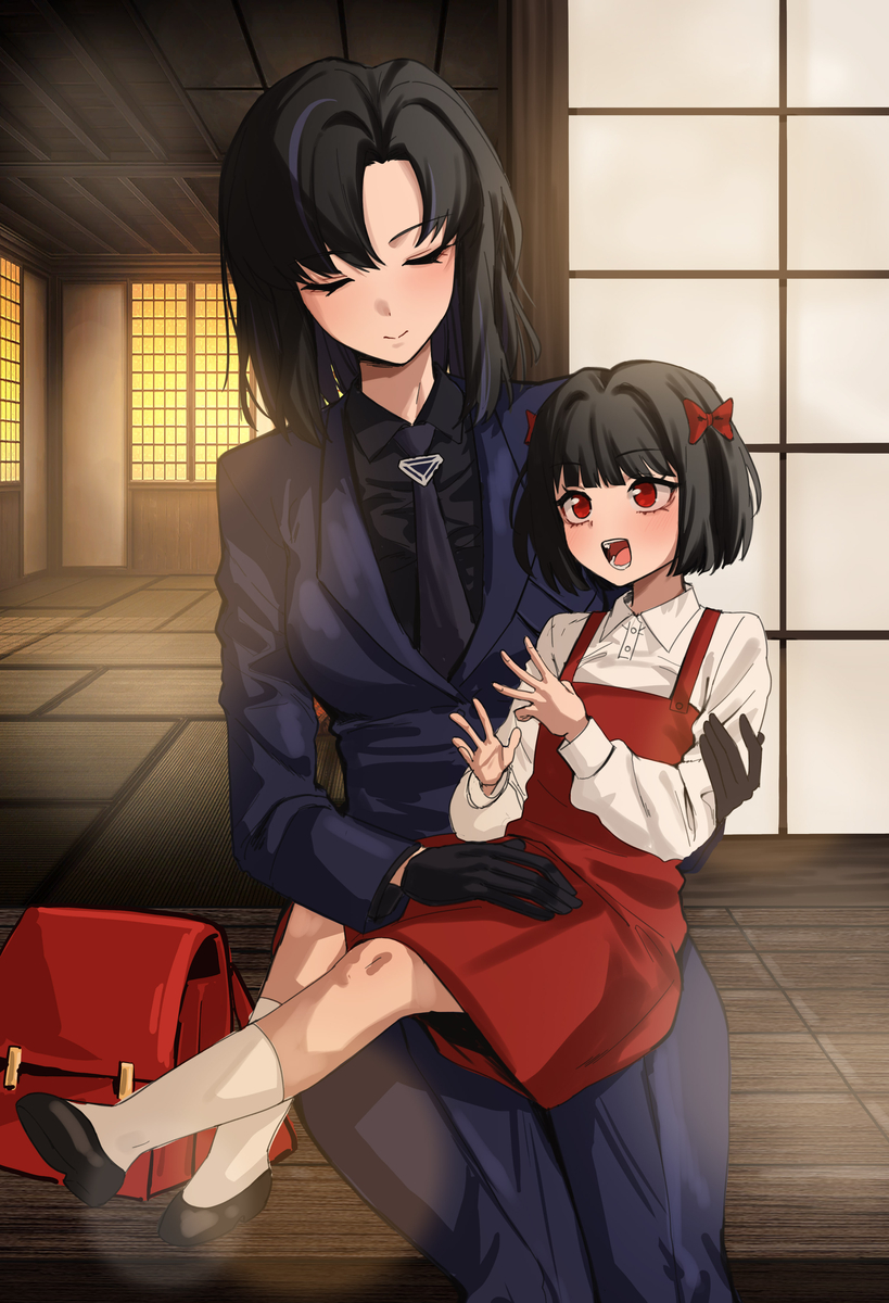 This is a pixiv picture whose title is " 엄마 나는 커서, 엄마의 엄마가 되고 싶어. ".