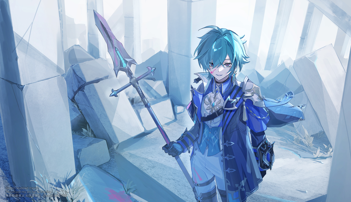 This is a pixiv picture whose title is ローエン.