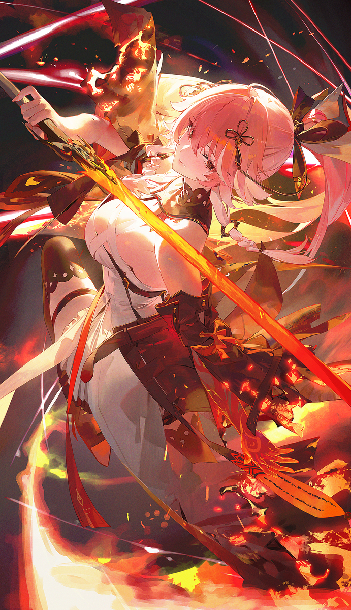 This is a pixiv picture whose title is チョウリ.