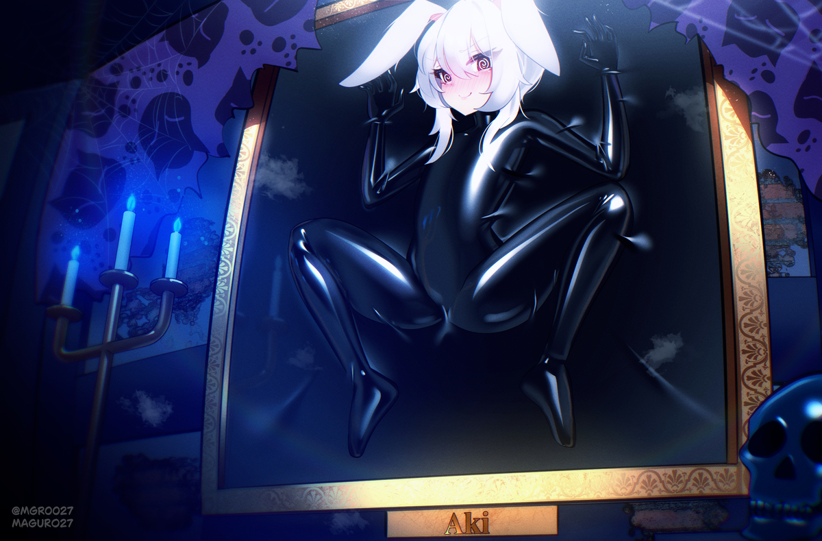 This is a pixiv picture whose title is お化け屋敷.