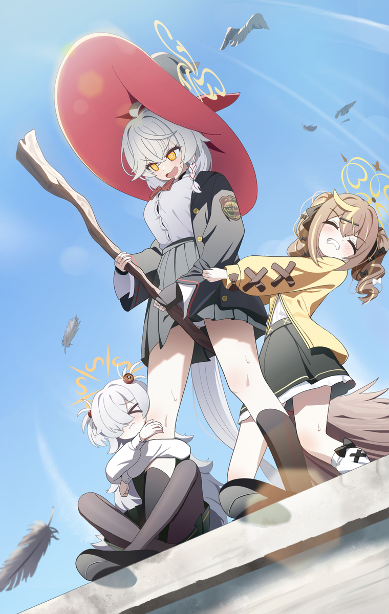 This is a pixiv picture whose title is オカ研.