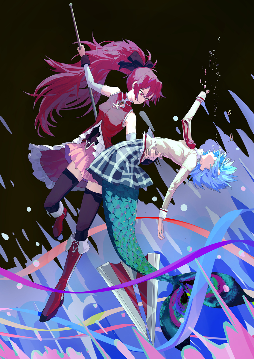 This is a pixiv picture whose title is 人鱼的骑士.