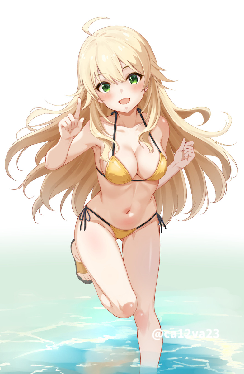 This is a pixiv picture whose title is ミリシタ　星井美希.