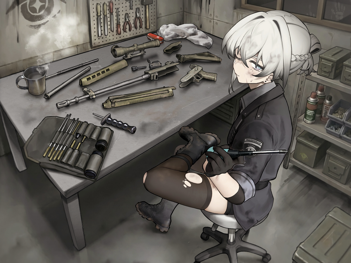 This is a pixiv picture whose title is 🔧.