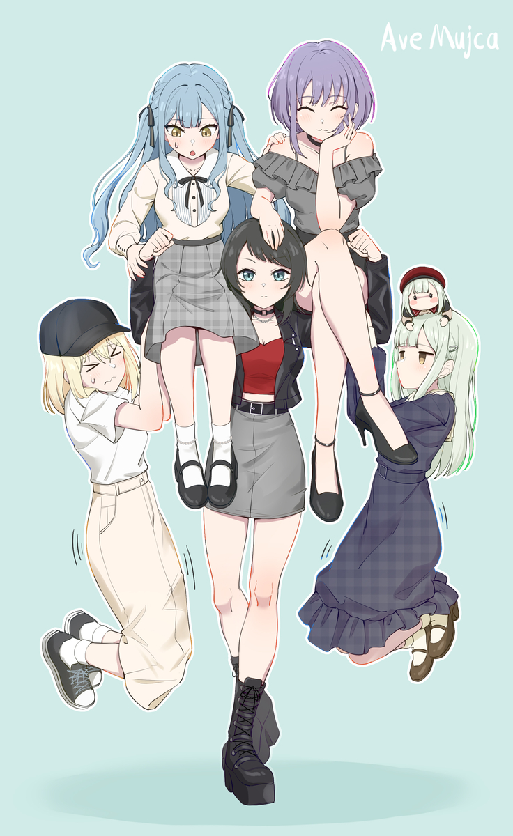 This is a pixiv picture whose title is 扛起整支乐队的女人.