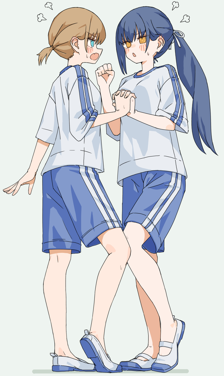 This is a pixiv picture whose title is ケンカ中でもいちゃつく.