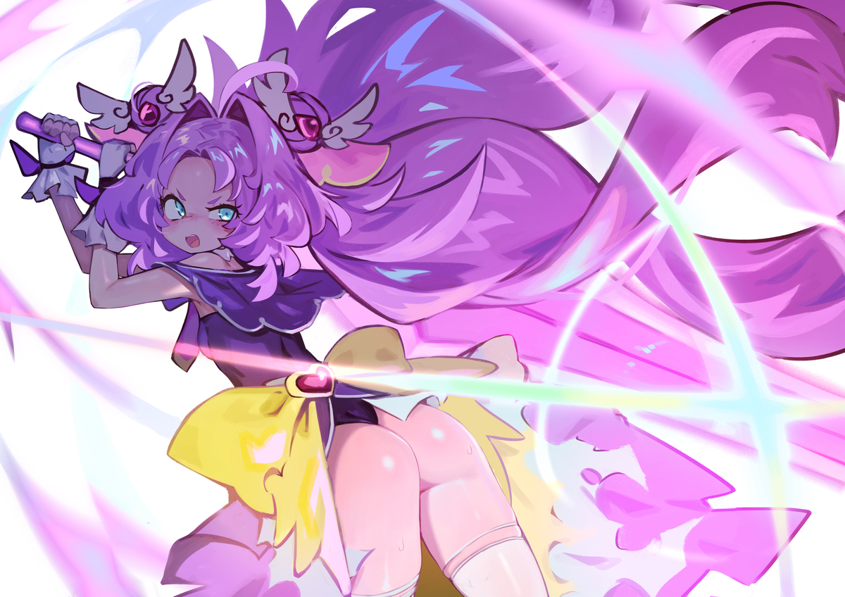This is a pixiv picture whose title is 滿分答案之劍!!.