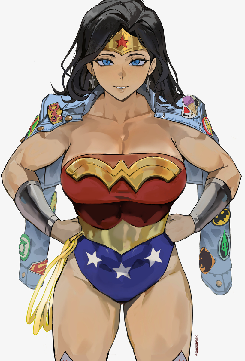 This is a pixiv picture whose title is wonderwoman (rework).