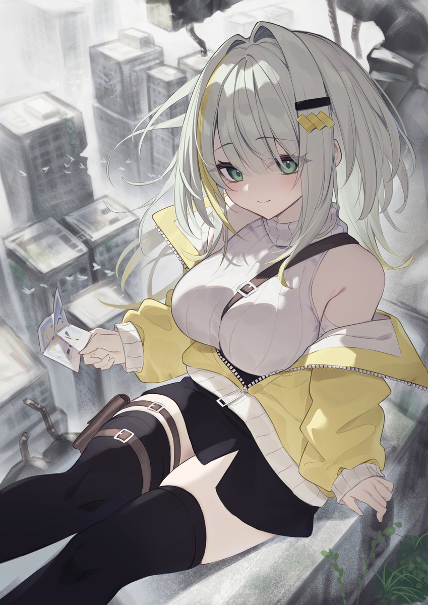 This is a pixiv picture whose title is 紡乃世✕新世界旅行.