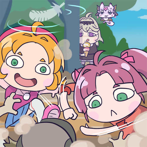 This is a pixiv picture whose title is 即断即決.