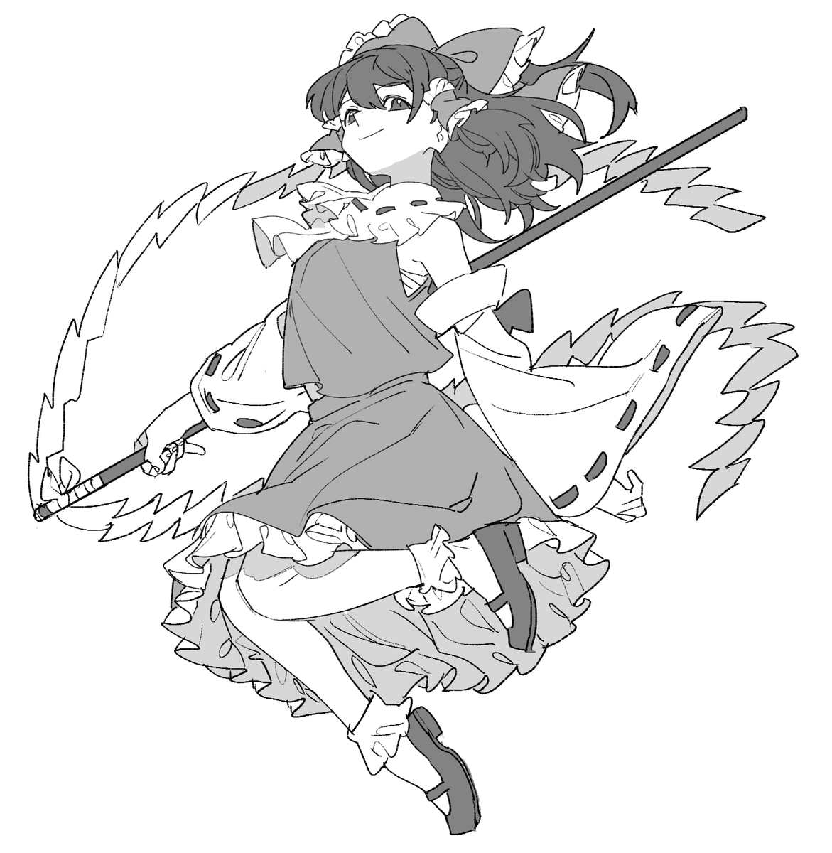 This is a pixiv picture whose title is 東方落書きつめ8.