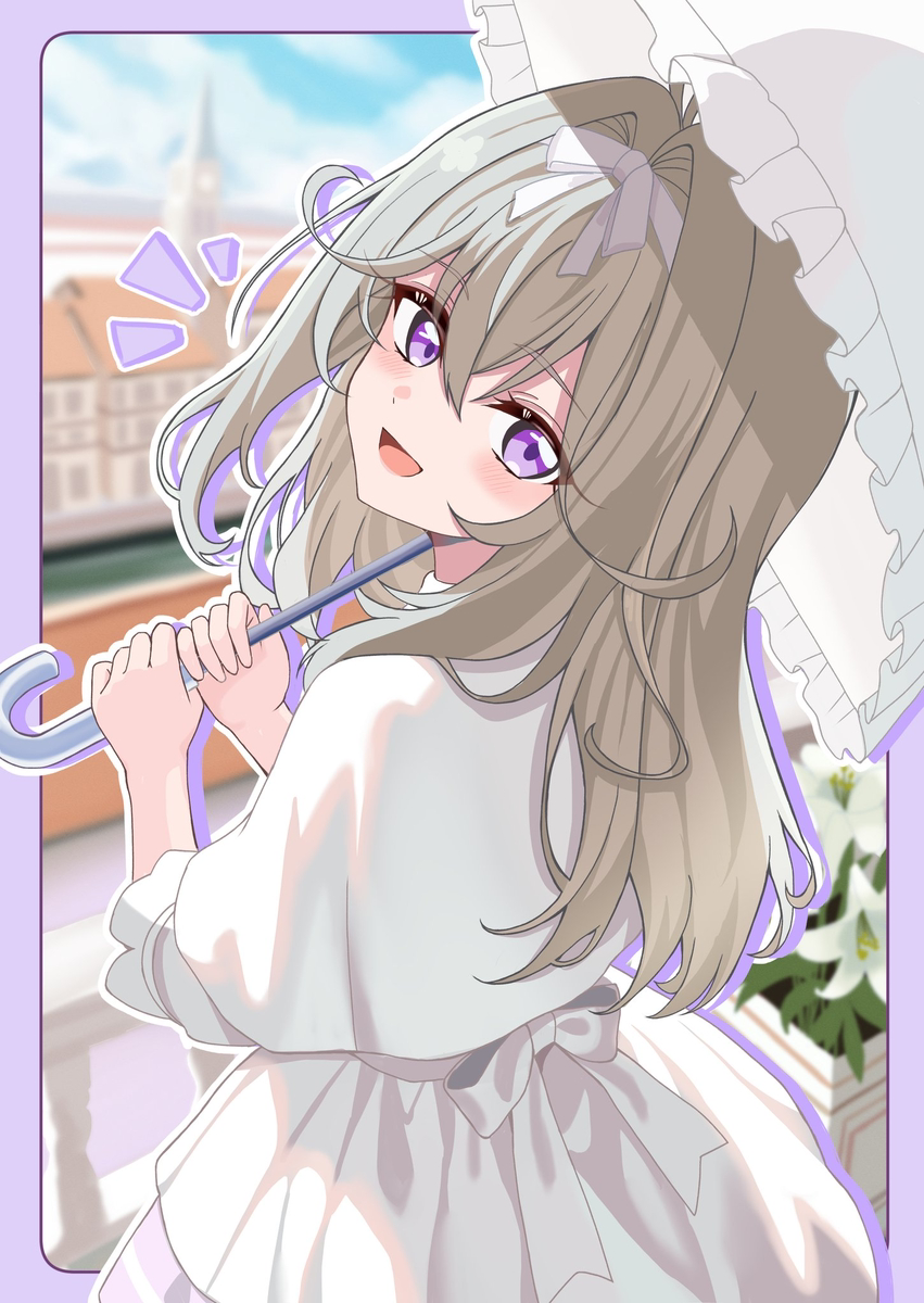 This is a pixiv picture whose title is 森亜るるか（ロンドンのすがた）.