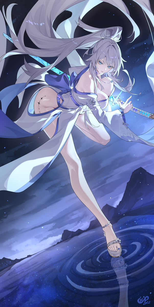 This is a pixiv picture whose title is Hiyuki.