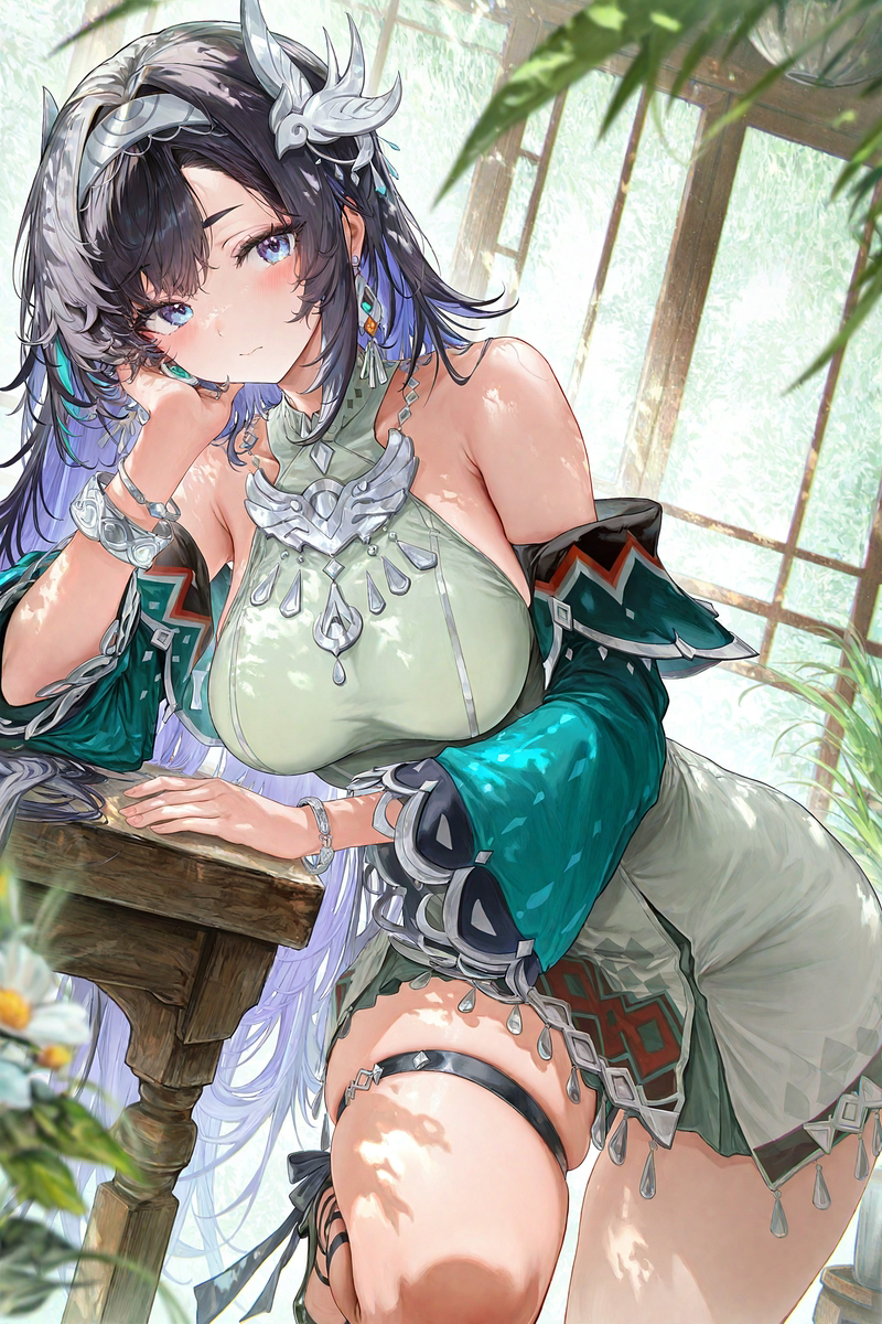 This is a pixiv picture whose title is 藍硯🍃.