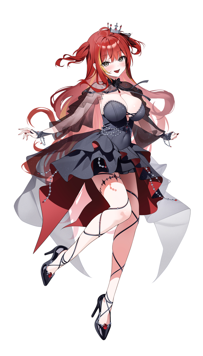 This is a pixiv picture whose title is AKANE LIZE new outfit standing.