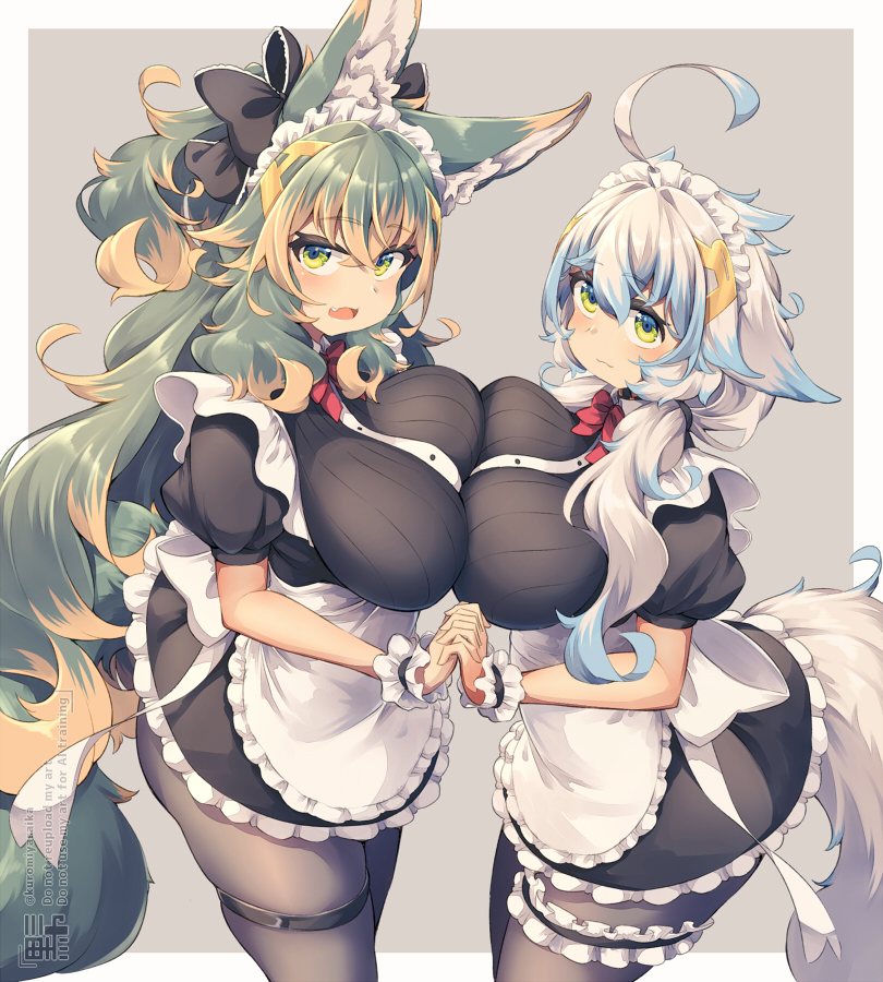 This is a pixiv picture whose title is うちのこメイド.