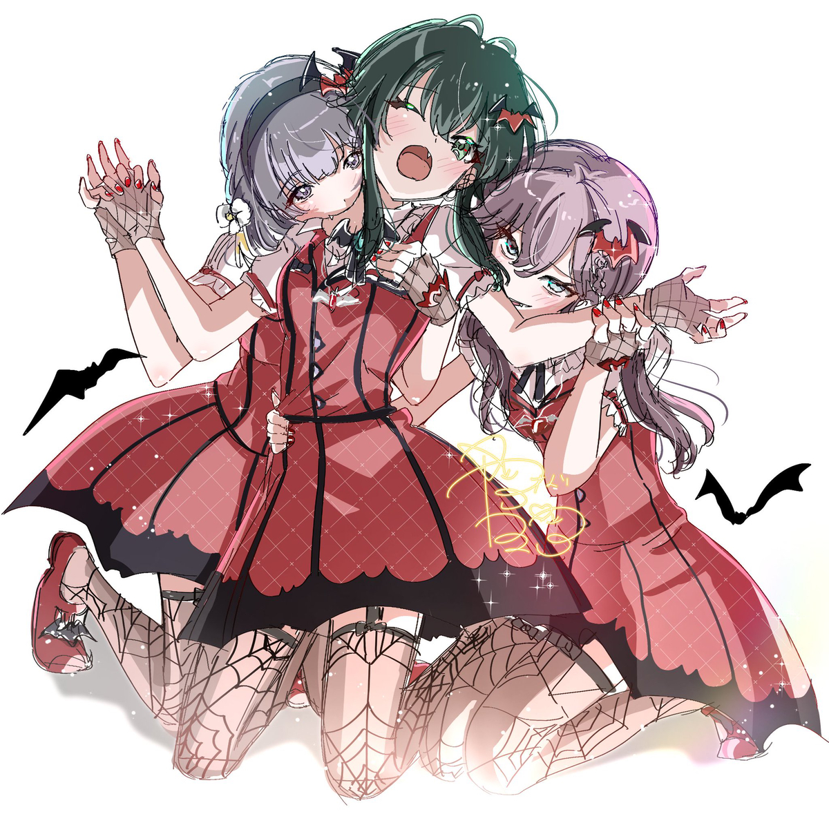 This is a pixiv picture whose title is きゅんっ!ヴァンパイアガールなSyngUp!.