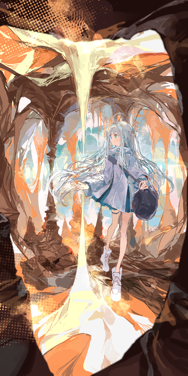 This is a pixiv picture whose title is 交点.